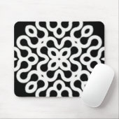 decoratief patroon op muismat (Met muis)