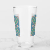 Decoratief patroon  schillen en pinken glas (Links)