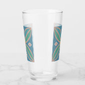 Decoratief patroon  schillen en pinken glas (Rechts)