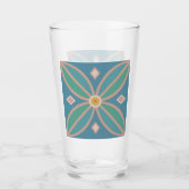 Decoratief patroon  schillen en pinken glas (Voorkant)