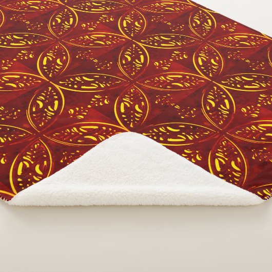 Decoratief Patroon Sherpa Deken (3/4)