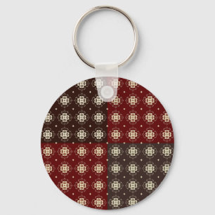 Decoratief patroon sleutelhanger