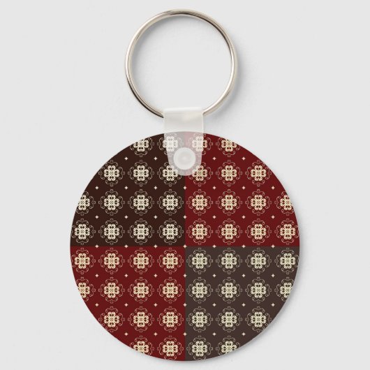 Decoratief patroon sleutelhanger (Voorkant)