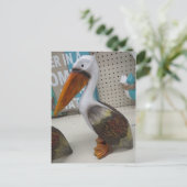 Decoratief Pelican Briefkaart (Staand voorkant)