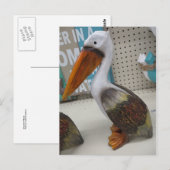 Decoratief Pelican Briefkaart (Voorkant / Achterkant)