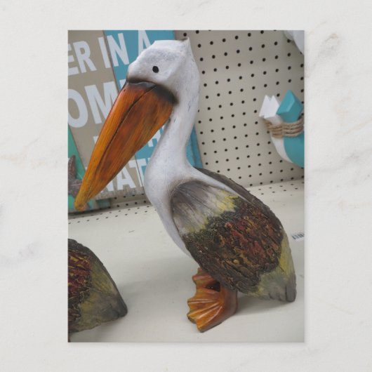 Decoratief Pelican Briefkaart (Voorkant)
