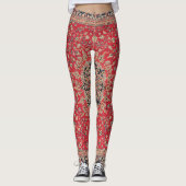 decoratief Perzisch tapijtpatroon Leggings (Voorkant)