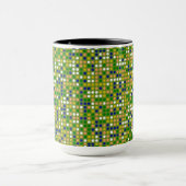 Decoratief Polka Dot Mosaic Pattern #2 Mok (Midden)