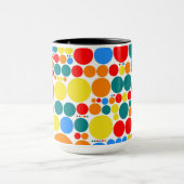 Decoratief Polka Dot Mosaic Pattern Mok (Midden)