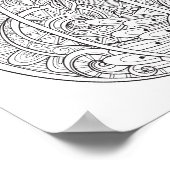 Decoratief pompoen 2 poster (Hoek)