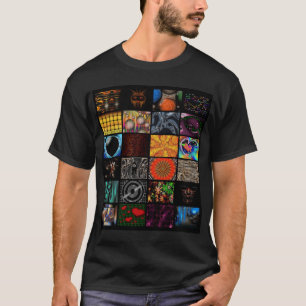 Decoratief Pop Arts Patroon T-shirt