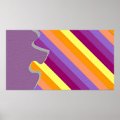 Decoratief Puzle Piece Abstract Sugar Poster (Voorkant)