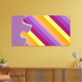 Decoratief Puzzle Piece Abstract Sugar Canvas Afdruk (Insitu (Woonkamer))