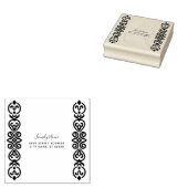Decoratief retouradres Rubberstempel (Gestempeld)