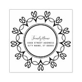 Decoratief retouradres Rubberstempel (Afrduk)