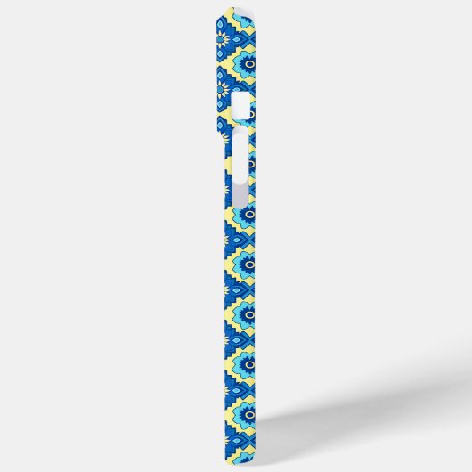 Decoratief Retro Geometrisch Bloemenpatroon Case-Mate iPhone Case (Achterkant / Links)