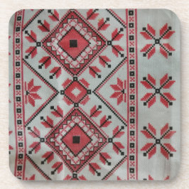 Decoratief rood en zwart onderzetter