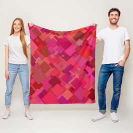 Decoratief Rood Fleece Deken