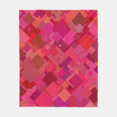 Decoratief Rood Fleece Deken (Voorkant)