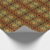 Decoratief rood groen kerstpapier cadeaupapier (Hoek)