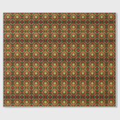 Decoratief rood groen kerstpapier cadeaupapier (Vlak)