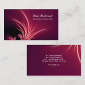 decoratief rood visitekaartje (Voorkant / Achterkant)