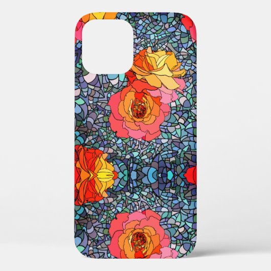 Decoratief Roos ontwerp  Case-Mate iPhone Case (Achterkant)
