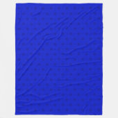Decoratief Royal Blue Satin Pattern Fleece Deken (Voorkant)