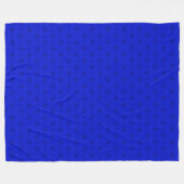 Decoratief Royal Blue Satin Pattern Fleece Deken (Voorkant (Horizontaal))