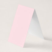 Decoratief roze goudcake Logo Cupcake Maker Visitekaartje (Achterkant)