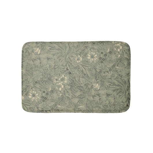  decoratief rustiek botanisch patroon badmat (Voorkant)
