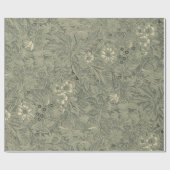 decoratief rustiek botanisch patroon cadeaupapier (Vlak)