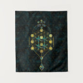 Decoratief Sacred Geometry-symbool Wandkleed (Voorkant)