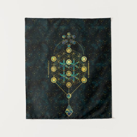 Decoratief Sacred Geometry-symbool Wandkleed (Voorkant)