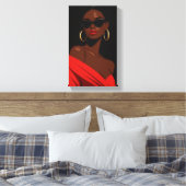 Decoratief Schilderij (Rode Bloem) Moderne Kunst S Canvas Afdruk (Insitu (Slaapkamer))