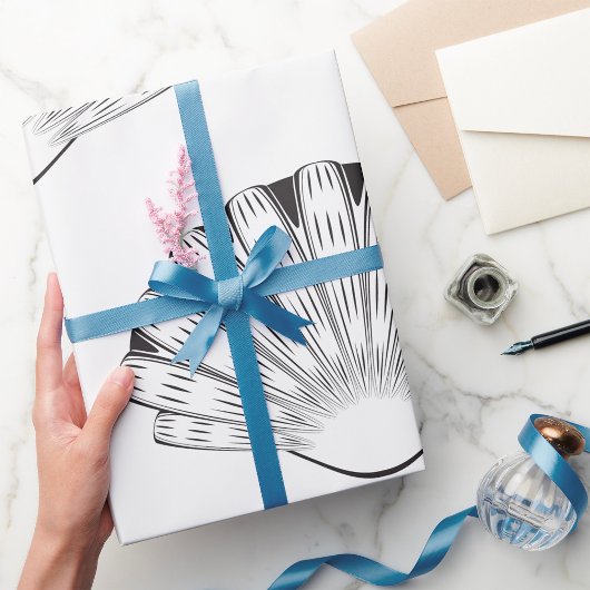 Decoratief Seashell Cadeaupapier