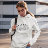 Decoratief Seashell Hoodie