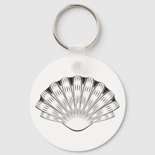 Decoratief Seashell Sleutelhanger (Achterkant)