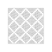 Decoratief, Seashell Wood Art Stamp Rubberstempel (Afrduk)