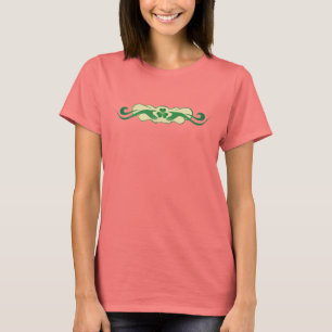 Decoratief Shamrock-ontwerp T-shirt