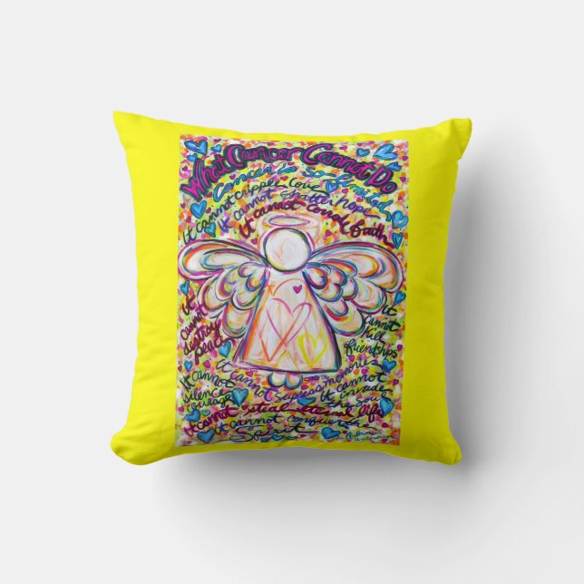Decoratief Sierkussen van de engel van de lentesha (Voorkant)