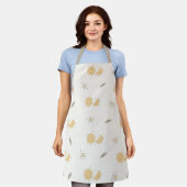 Decoratief Sinaasappel Slice Print Schort (Gedragen)