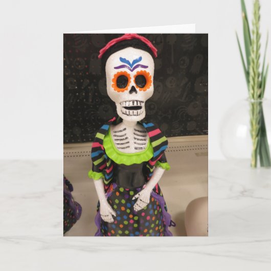 Decoratief Skelet Kaart (Voorkant)