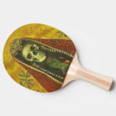 Decoratief Skeleton Ping Pong Paddle Tafeltennisbatje (Zijkant)