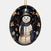 Decoratief sneeuwman Ornament (Rechts)