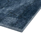 Decoratief snijvlak van glas/denim snijplank (Hoek)