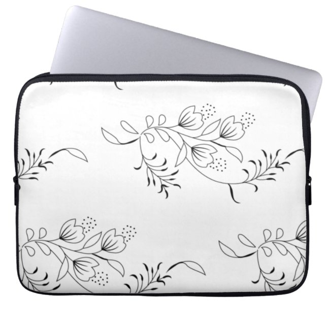 Decoratief, Soapstone, Bianca Electronics Bag Laptop Sleeve (Voorkant)