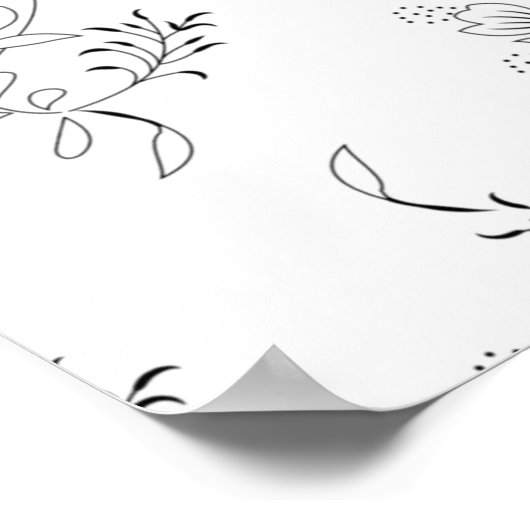 Decoratief, Soapstone, Bianca Poster (Hoek)