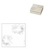 Decoratief, Soapstone, Bianca Wood Art Stamp Rubberstempel (Gestempeld)