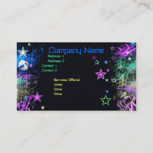 Decoratief Star-visitekaartje Visitekaartje